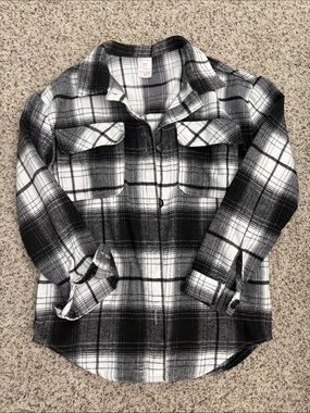 Black & White Plaid shacket